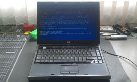windows blue screen laptop repair stevenage hitchin letchworth welwyn hertford knebworth hatfield herts hertfordshire we can fix your laptop if it has the blue screen of death